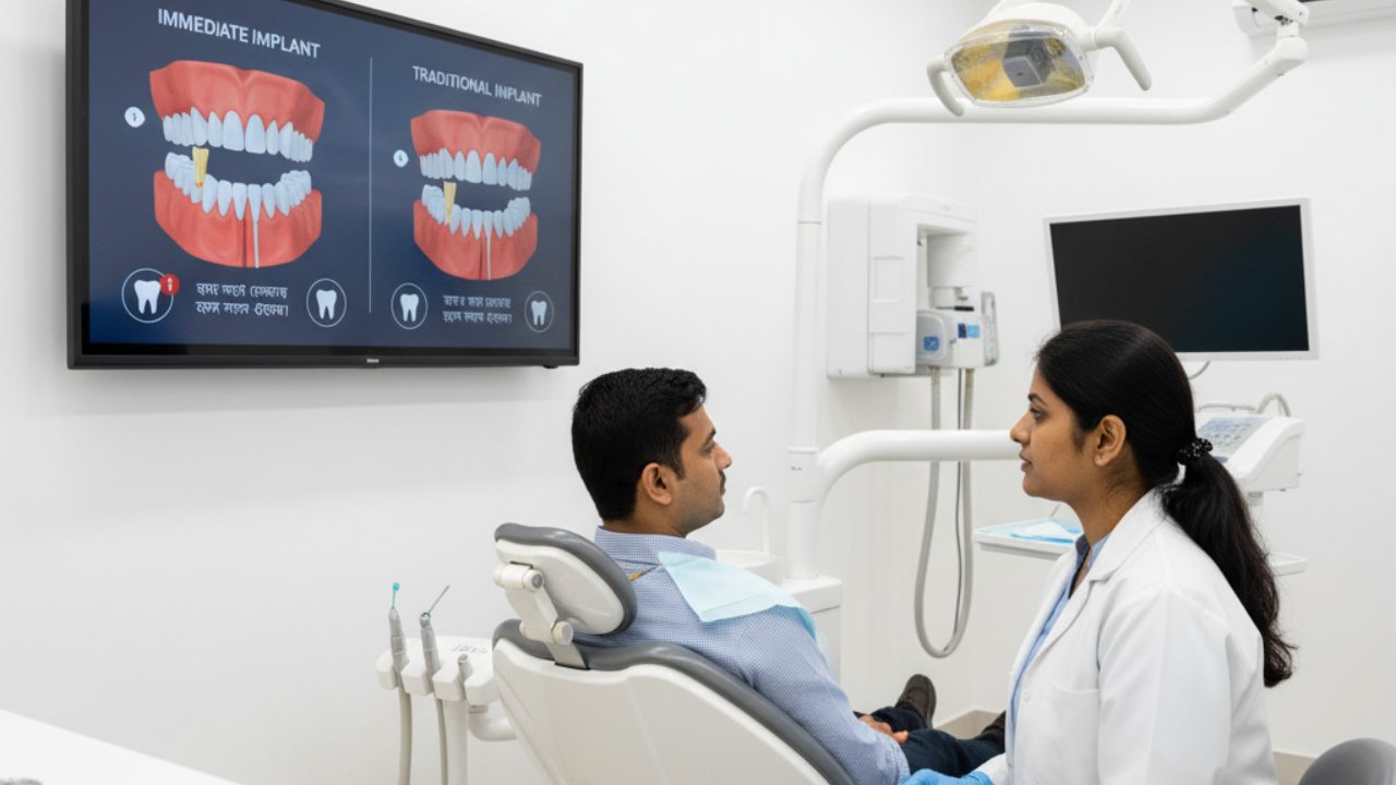 Immediate vs Traditional Implants